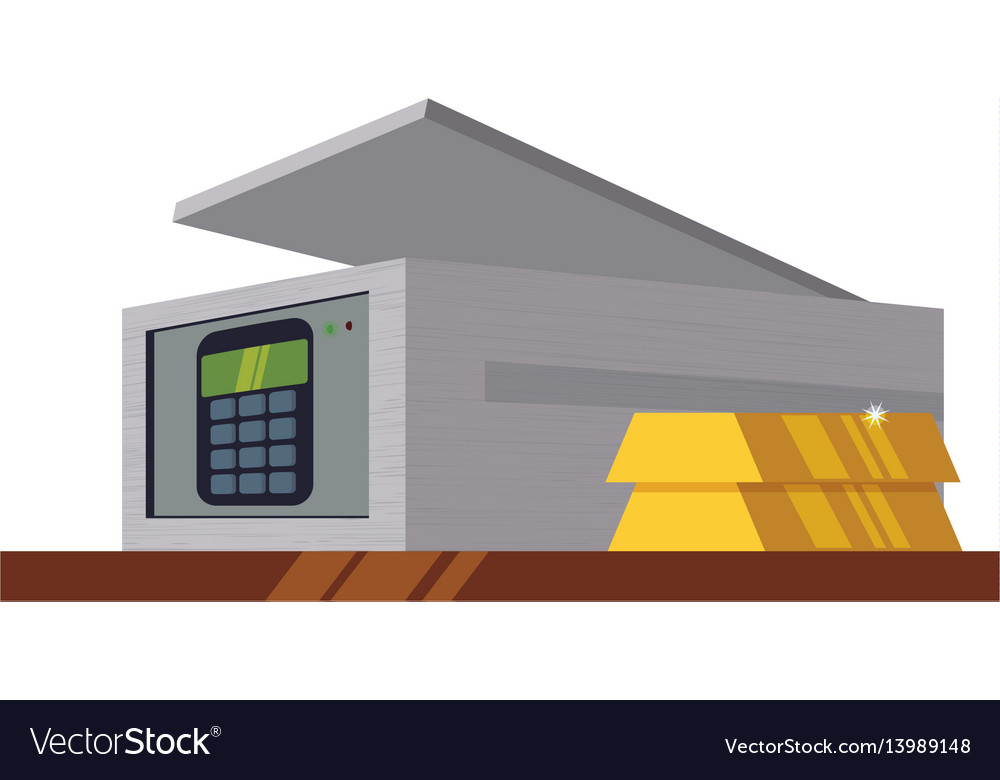 Safe deposit strongbox keypad
