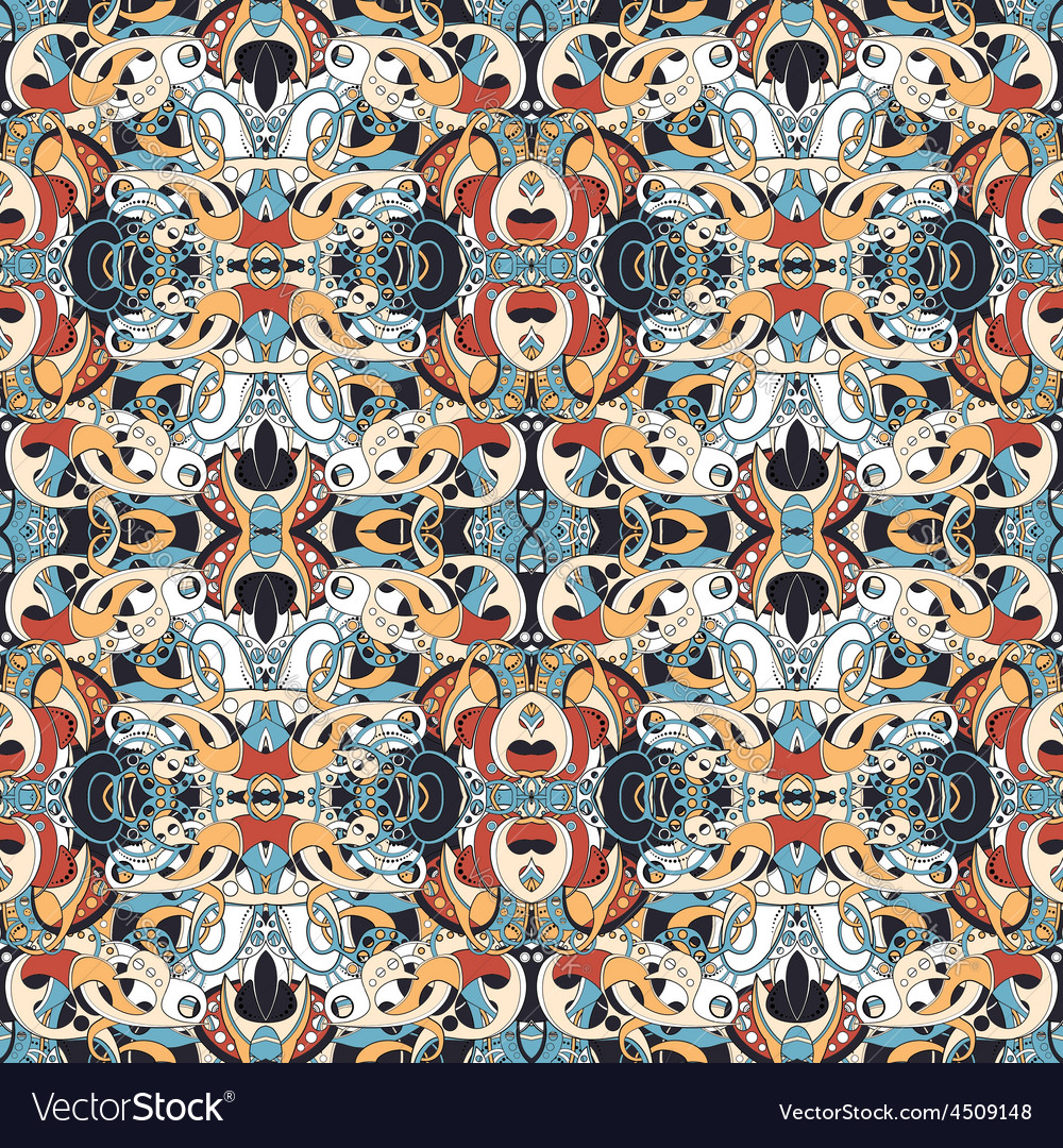 Seamless colored abstract pattern