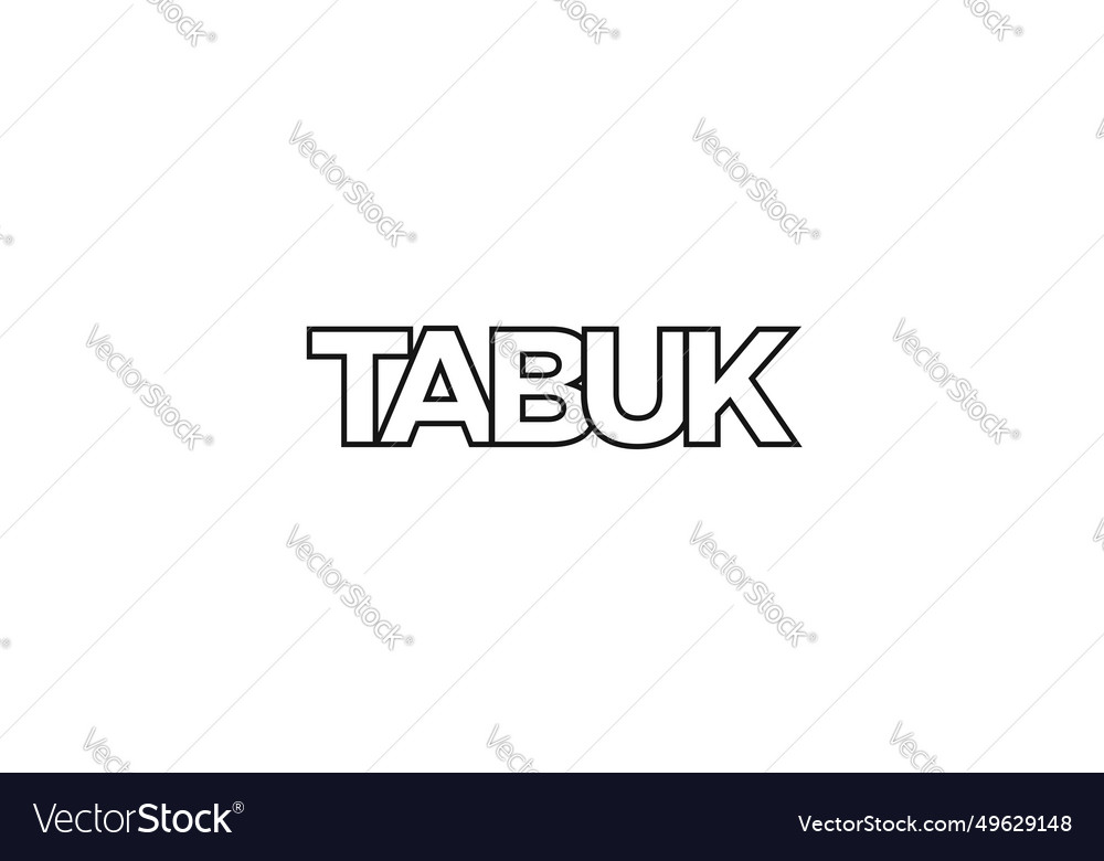 Tabuk im saudi arabia Emblem Design