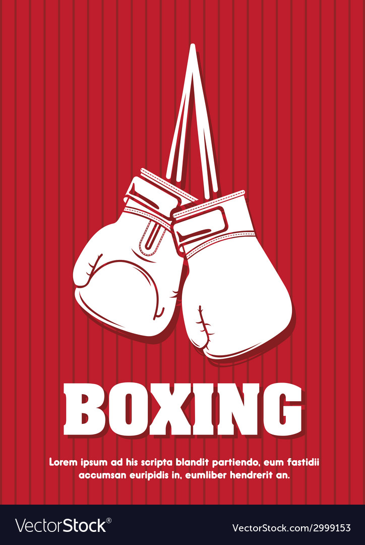 Boxing design Royalty Free Vector Image - VectorStock