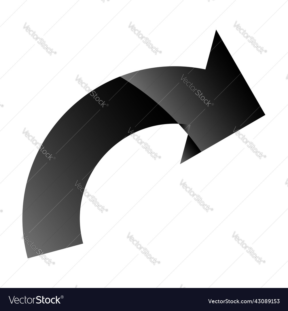 Runder Pfeilzeiger Cursor Formelement vector image Runder Pfeilzeiger Cursor Formelement