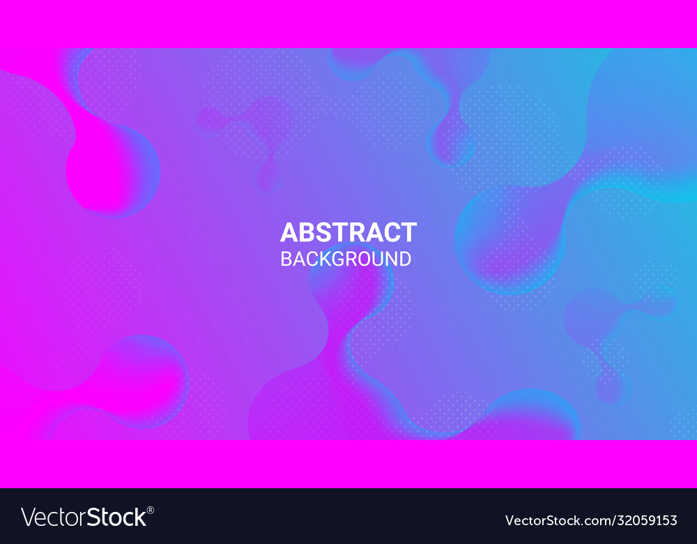 Colorful liquid background dynamic shapes