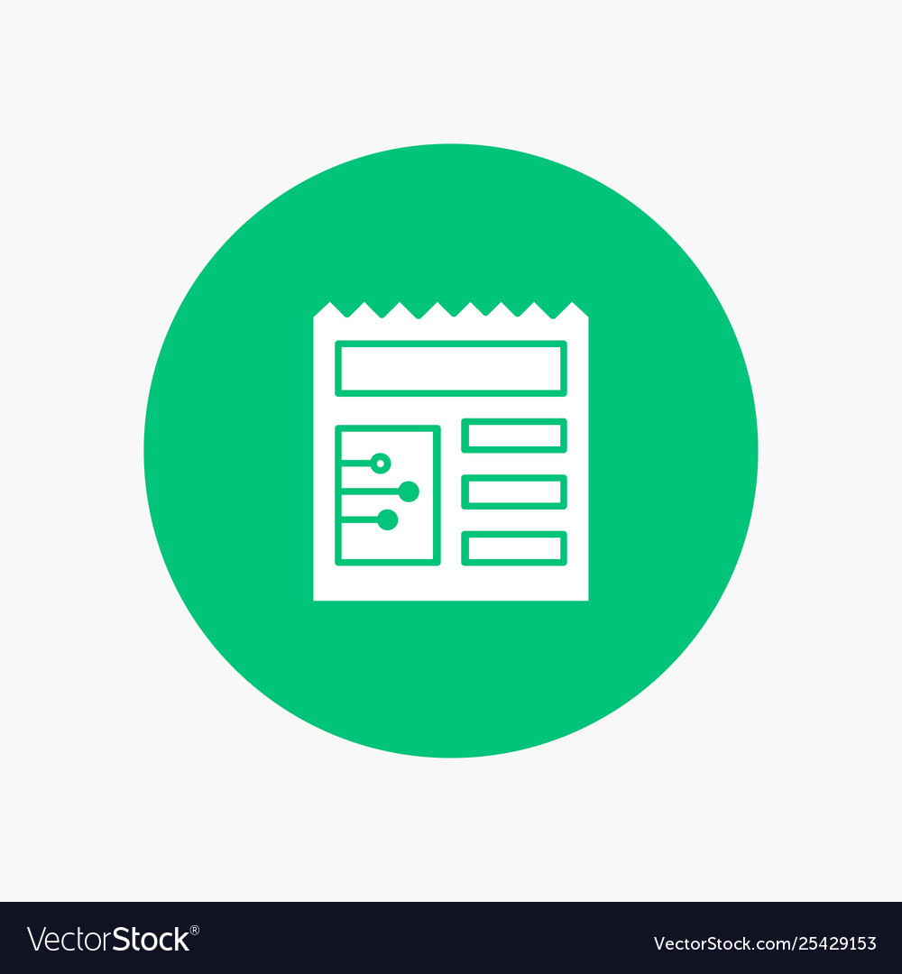 Document basic ui vector image Document basic ui