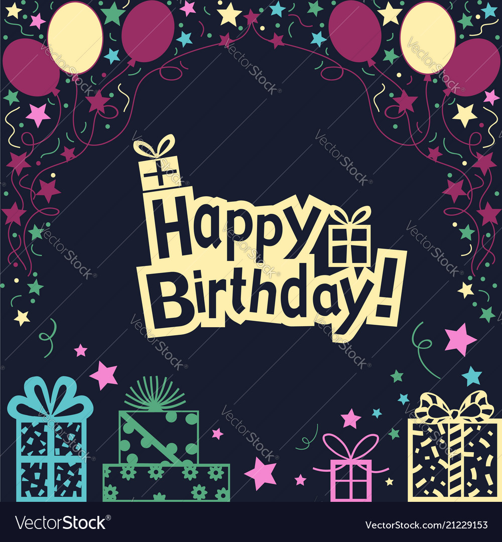 Happy Birthday Feier Hintergrund