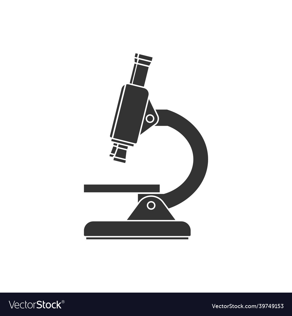 Microscope icon design template