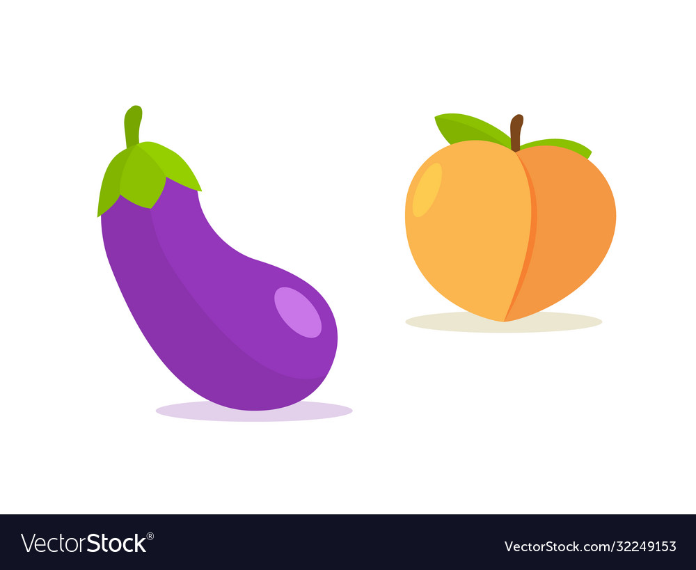 Eggplants and Peaches