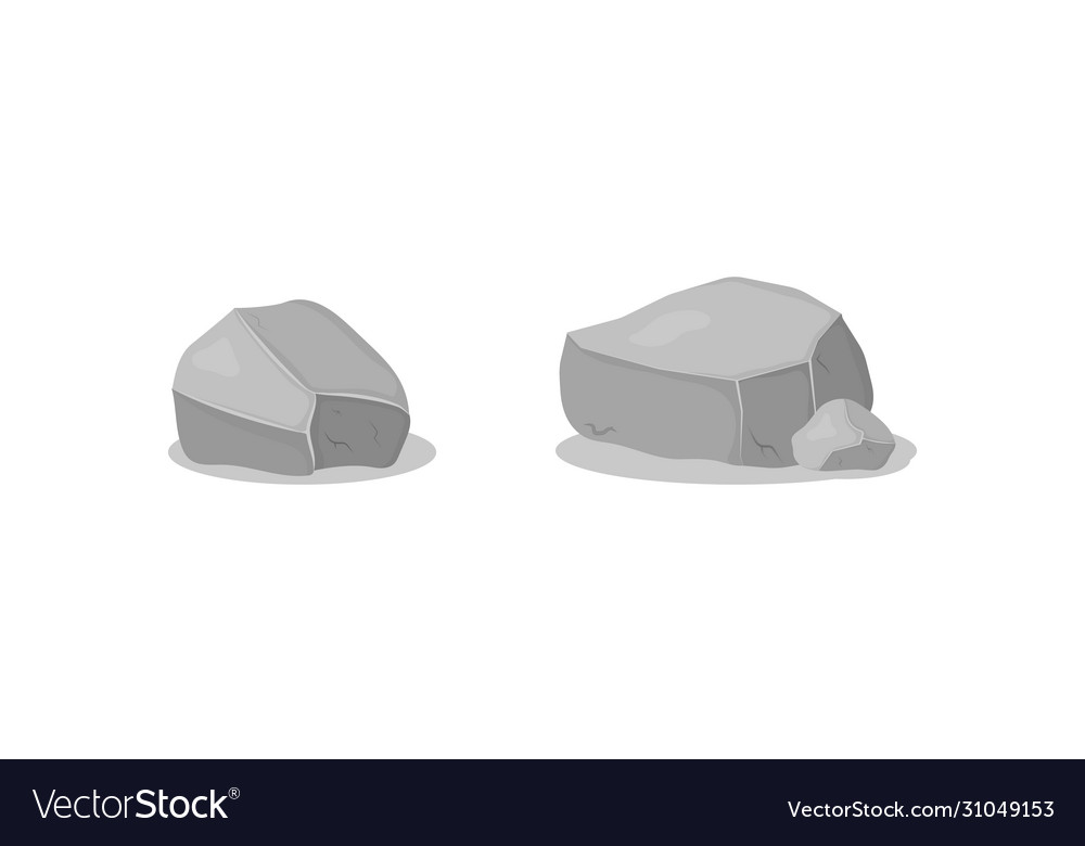 Set gray stones