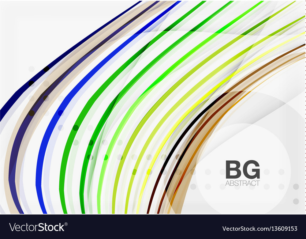Thin lines wave abstract background
