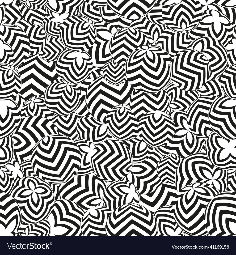 3d pattern seamless of abstract shapes