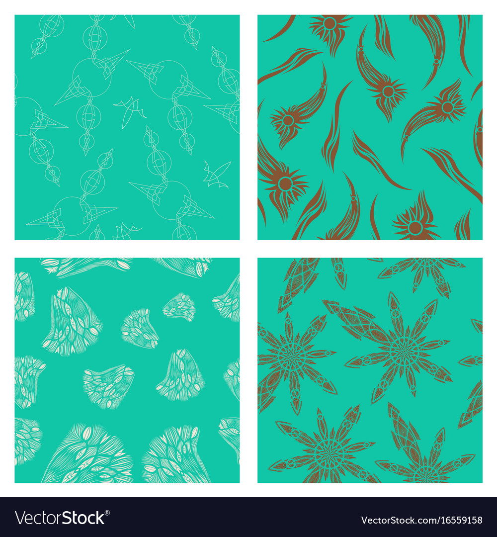 Assembly of patterns in bright style