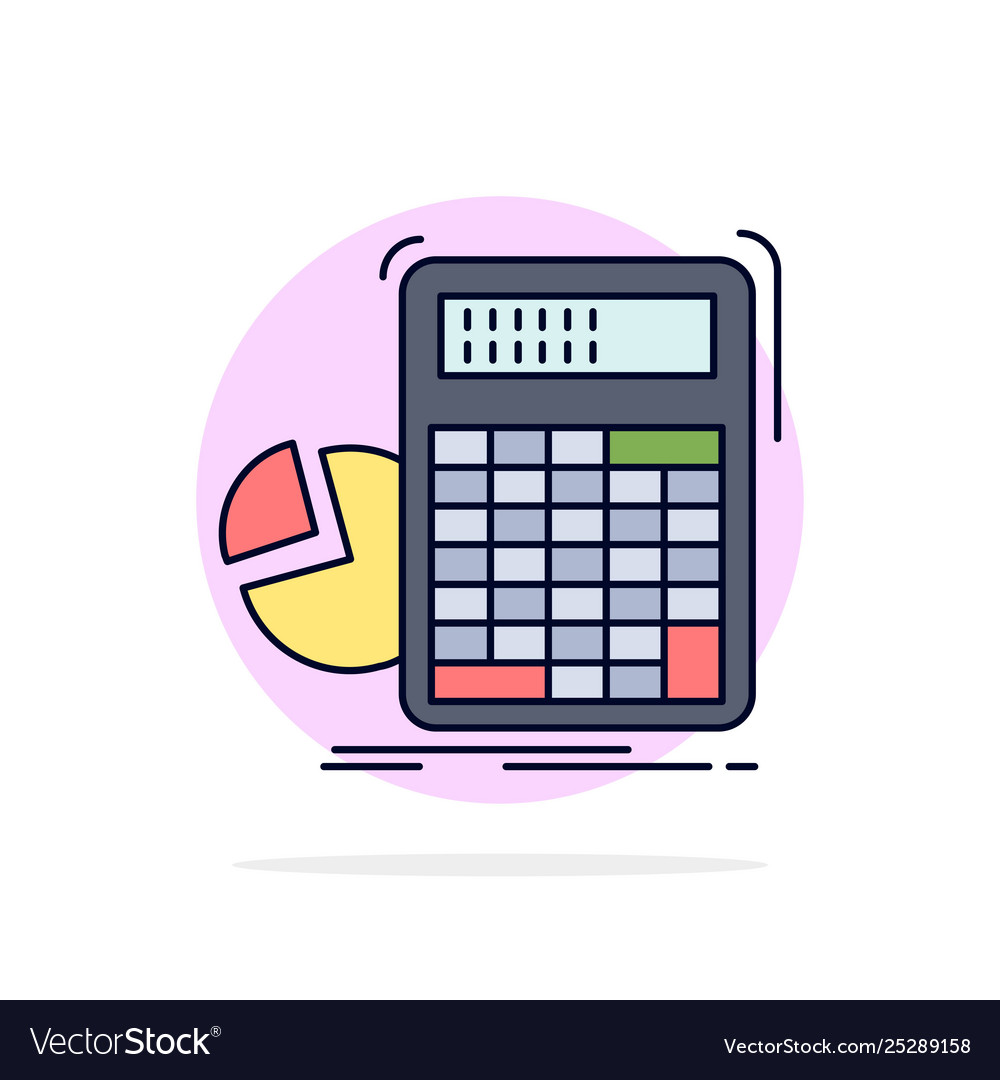 Calculator calculation math progress graph flat
