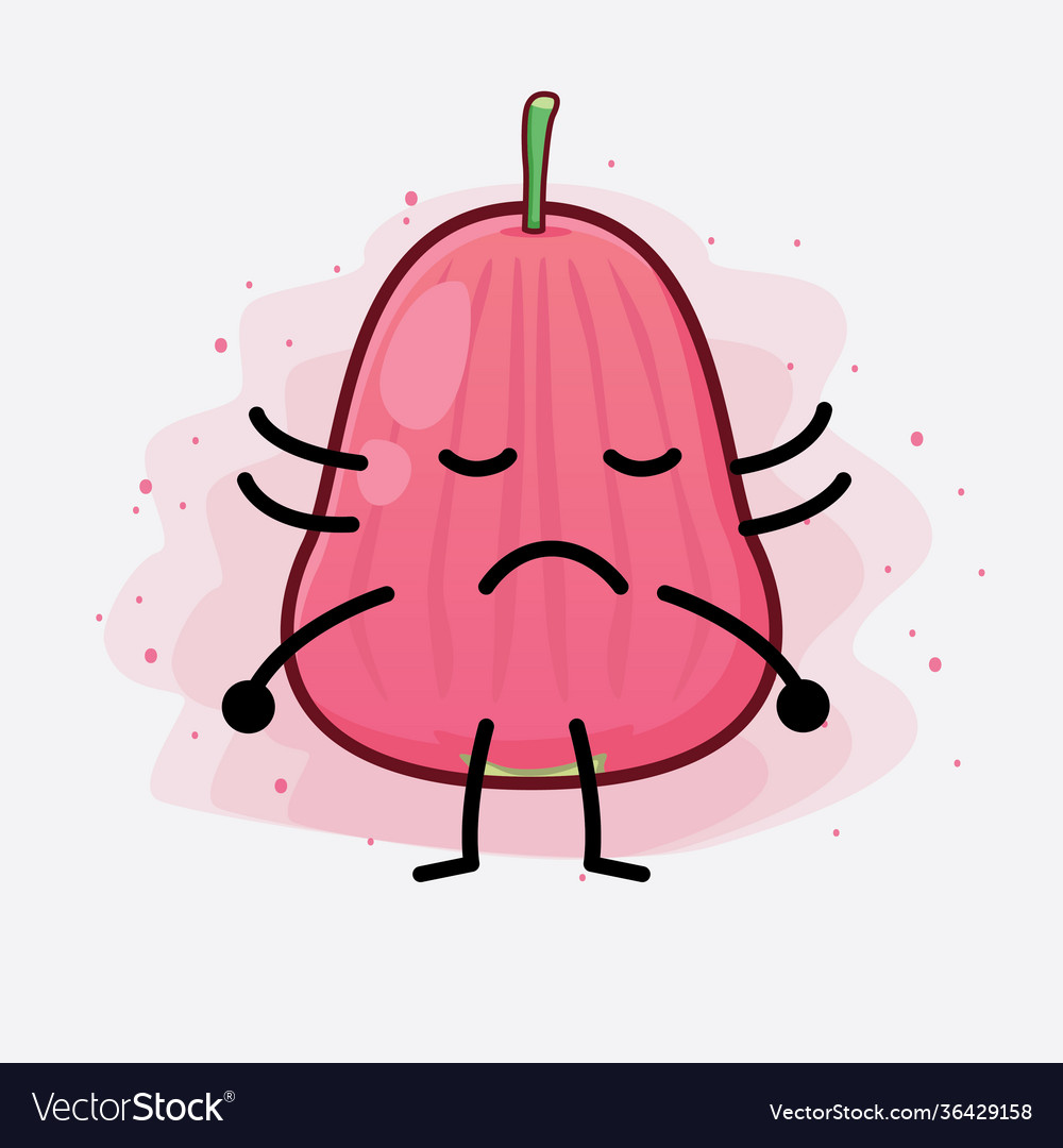 Java apple fruit cute character with simple face