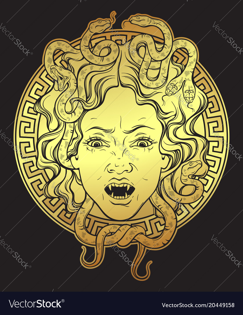 Gorgon's Head Print