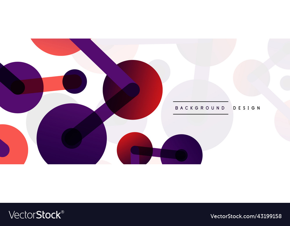 Network concept abstract background dots vector image Network concept abstract background dots