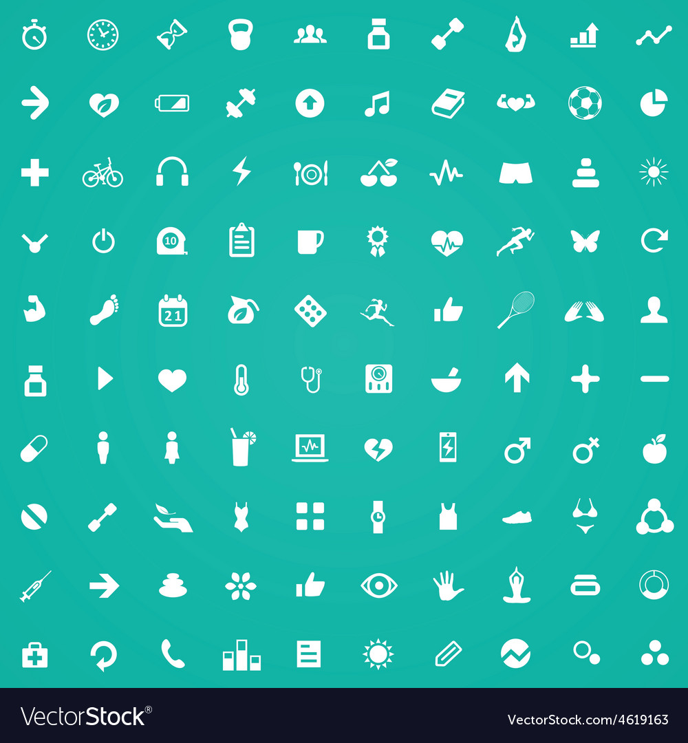 100 fitness icons