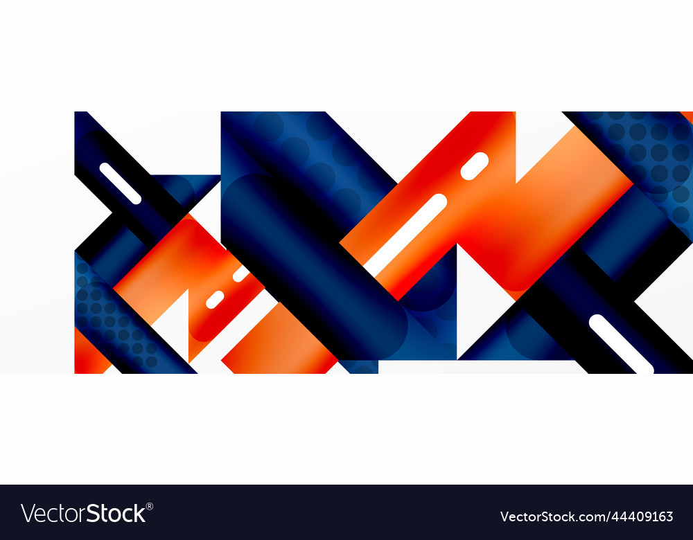 Background color abstract overlapping stripes vector image Background color abstract overlapping stripes