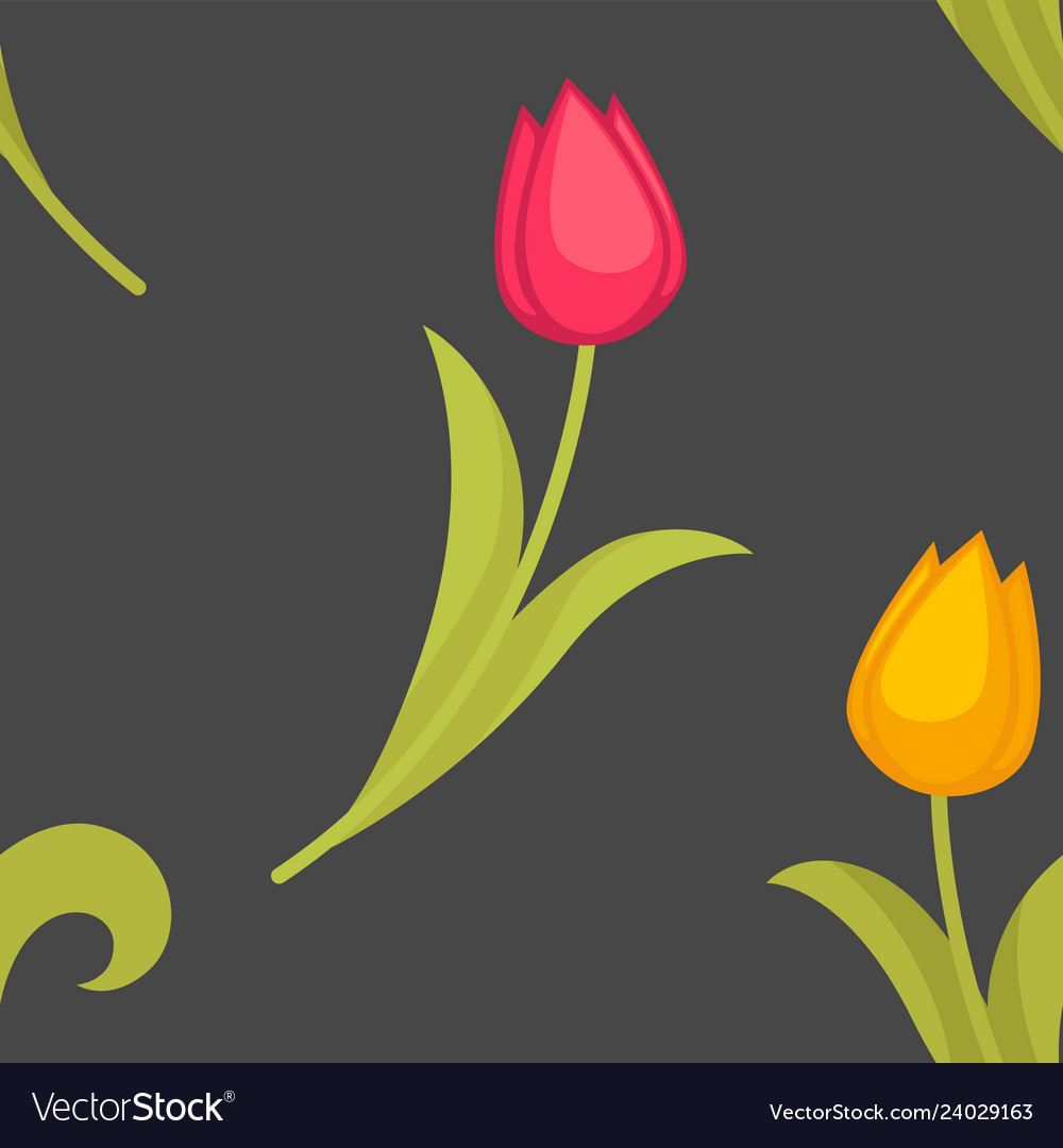 Background seamless pattern with spring Royalty Free Vector