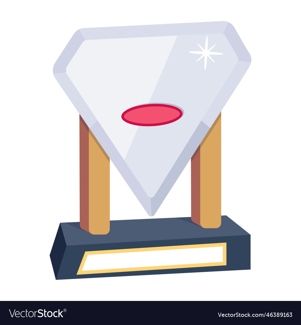 Diamond award Royalty Free Vector Image - VectorStock