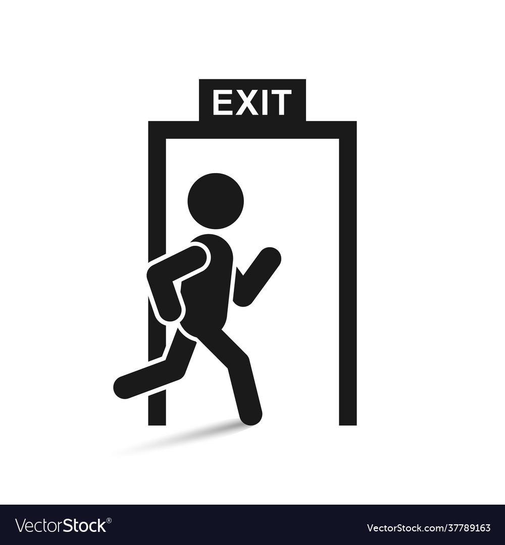 to exit clipart