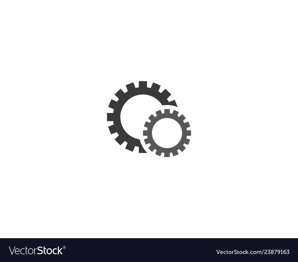 Gear machinery logo icon