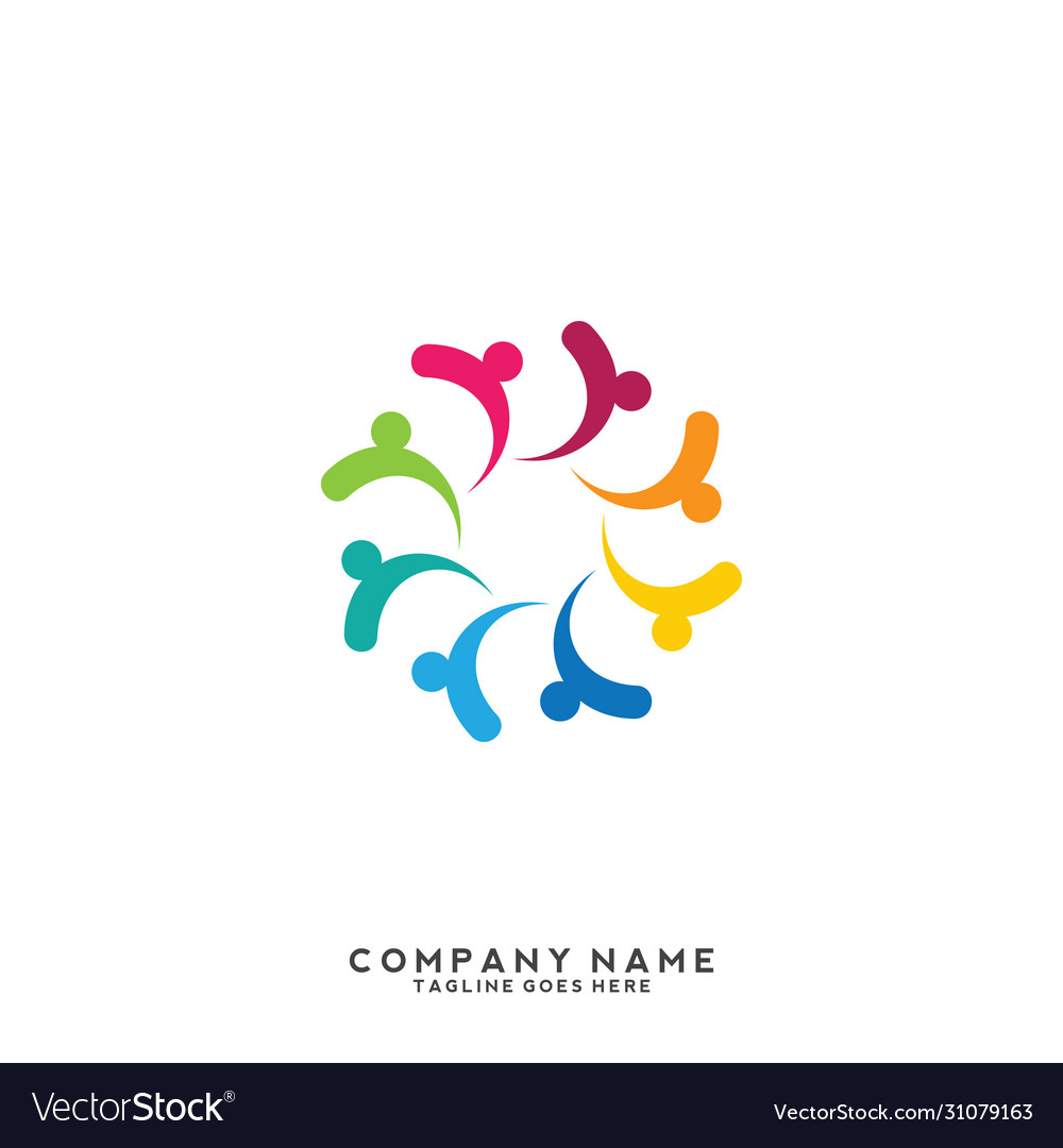 People community creative hub social connection Vector Image