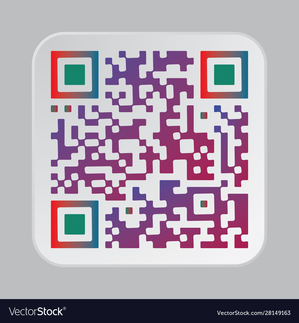 Qr code vector image Qr code