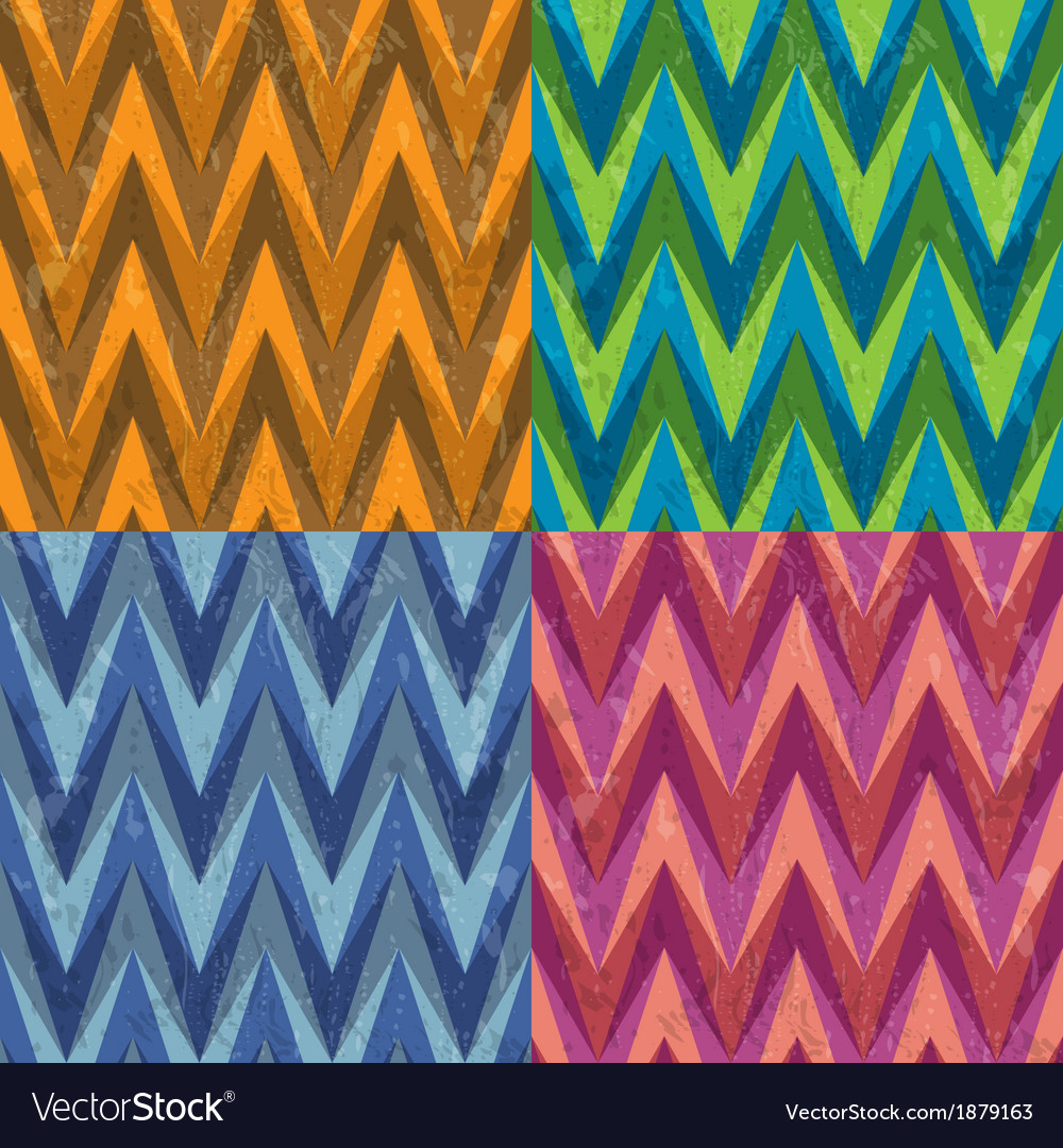 Retro Color Striped Pattern