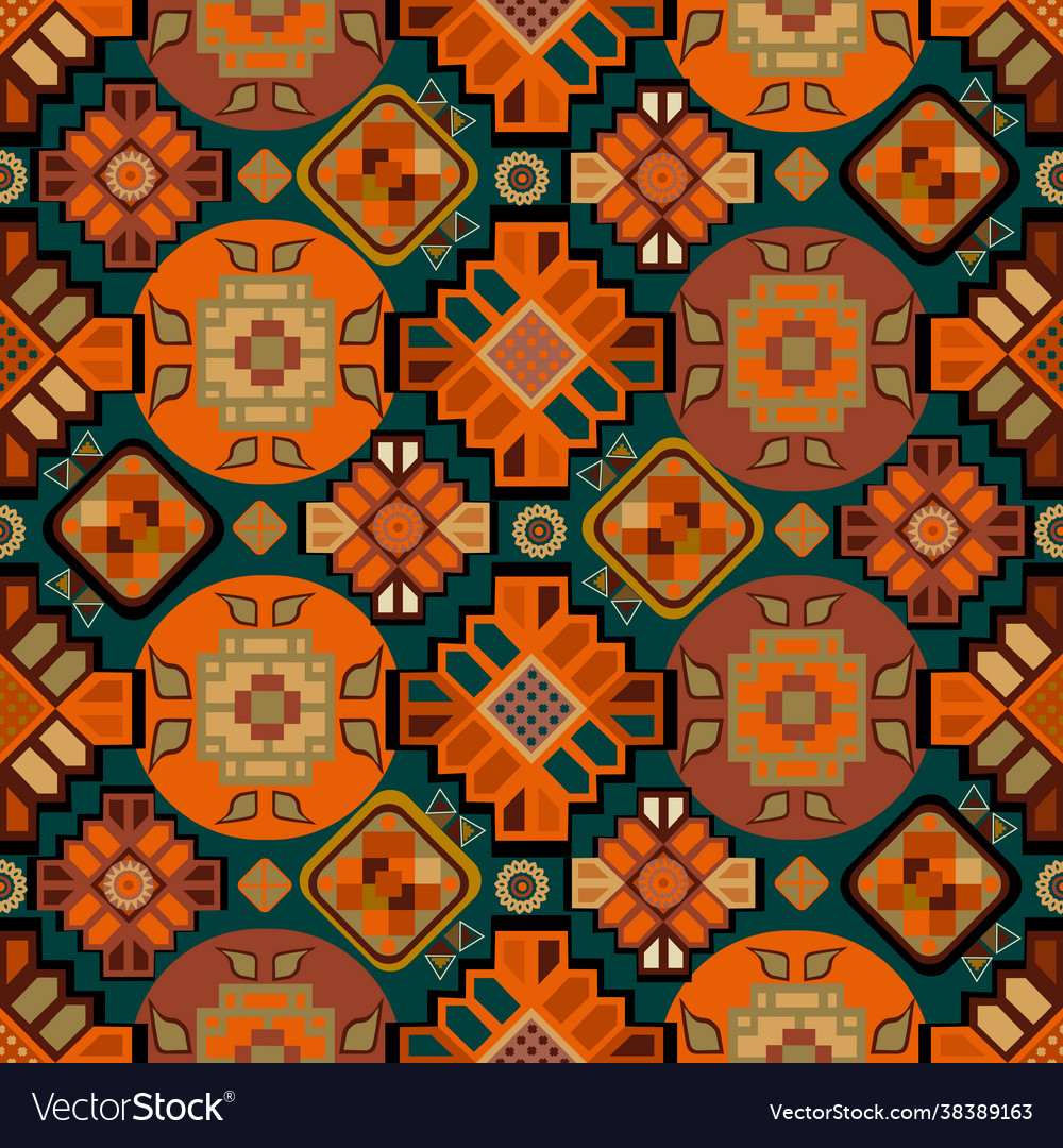 Seamless pattern abstract carpet