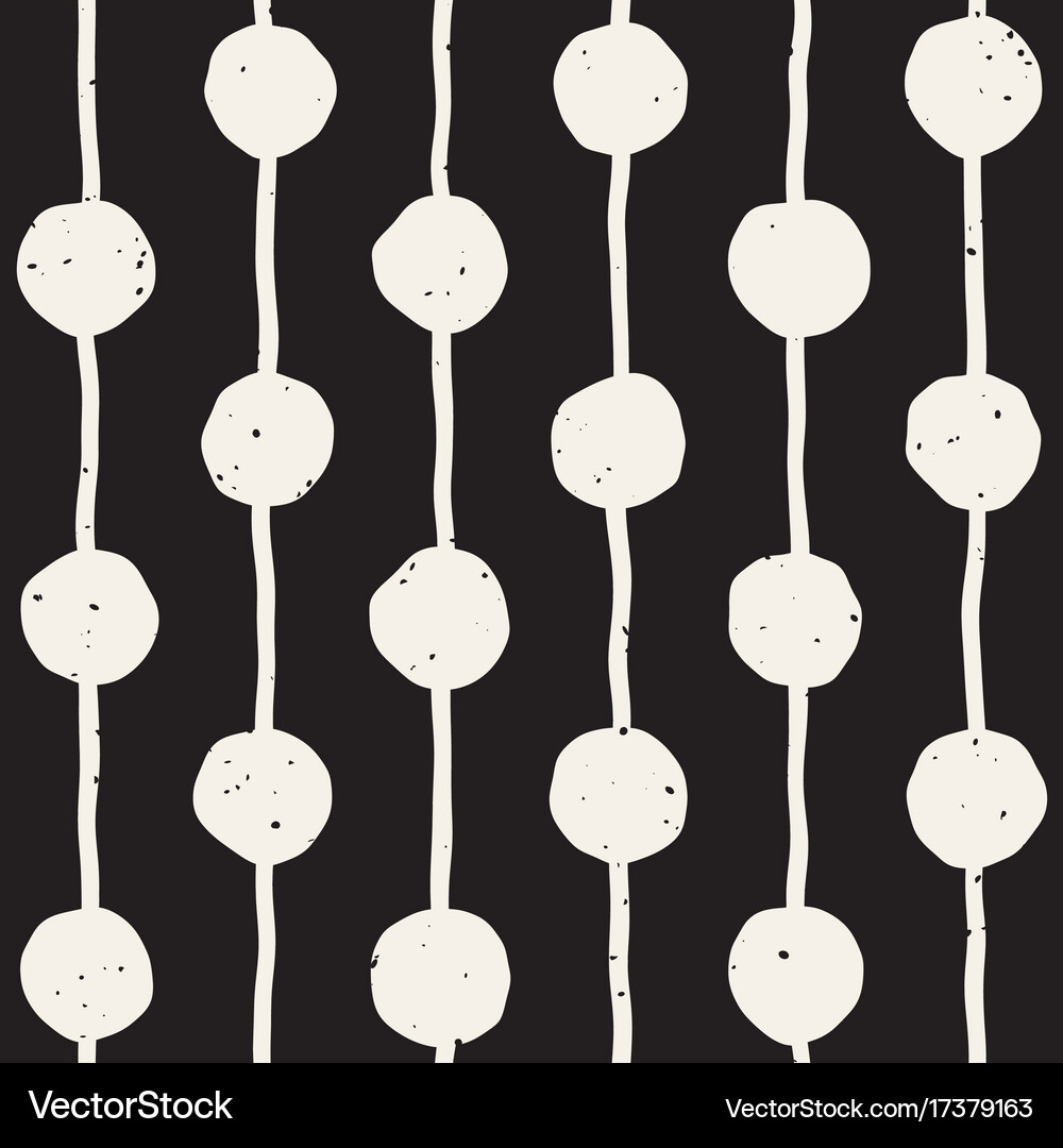 Seamless pattern with hand drawn lines abstract Vector Image