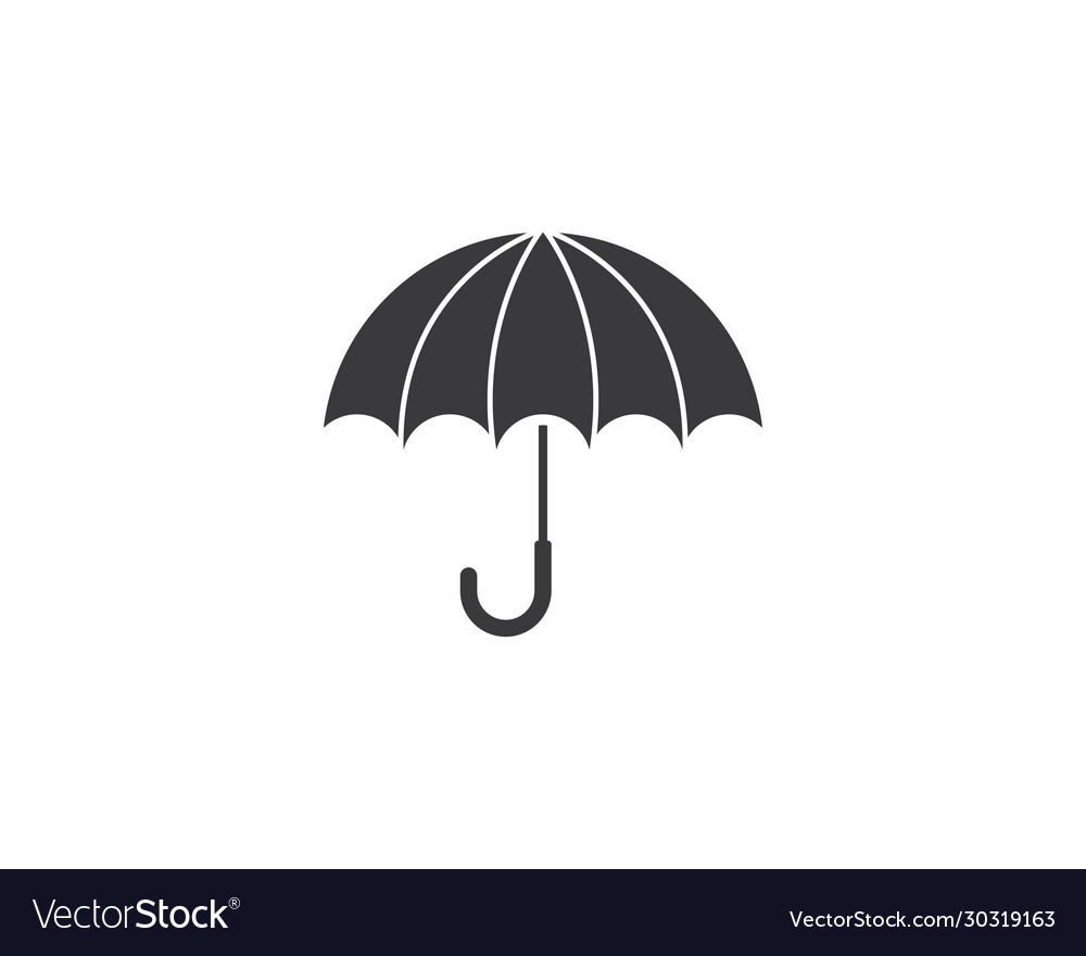 Umbrella symbol icon Royalty Free Vector Image