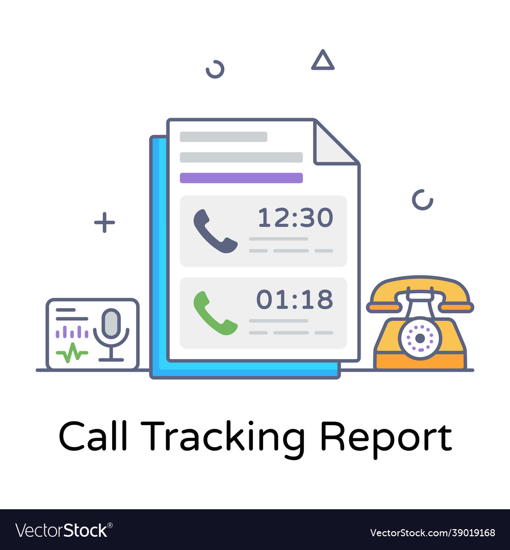 Call tracking report
