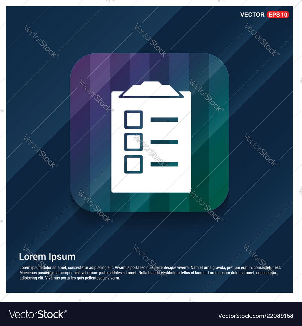 Check list icon