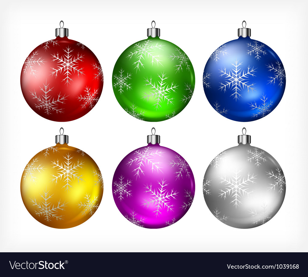 Colorful Christmas Balls