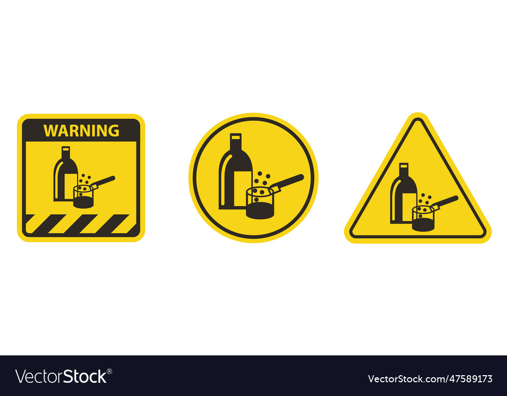 Chemicals in use symbol sign isolate on white