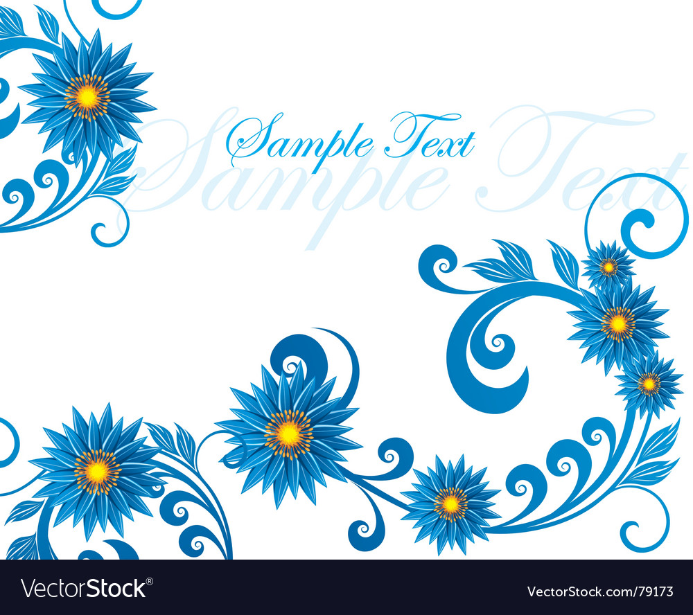 Floral background Royalty Free Vector Image - VectorStock