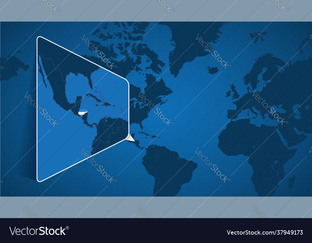 Location honduras on world map