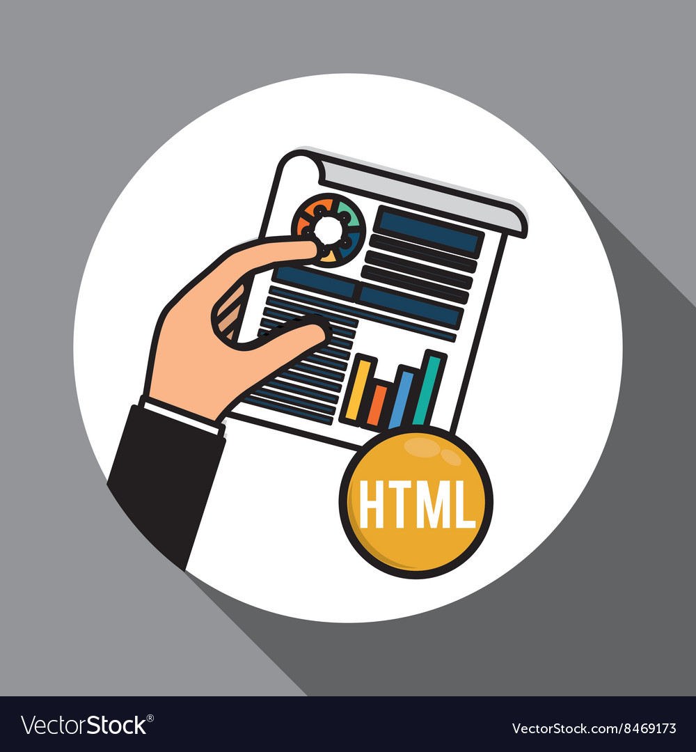 Responsive web design over white background