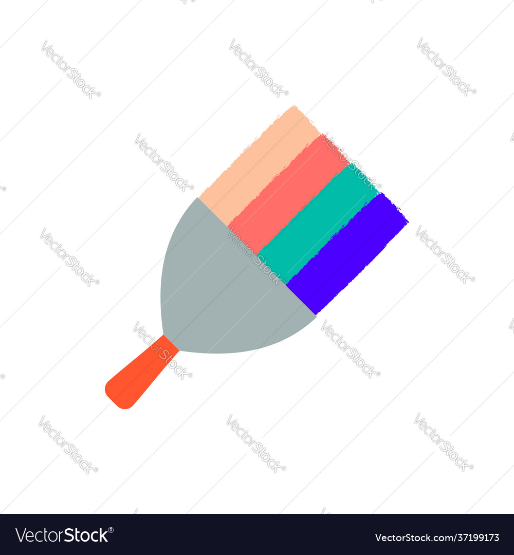 Spatula Putzmesser Renovierungssymbol Hausreparatur vector image Spatula Putzmesser Renovierungssymbol Hausreparatur