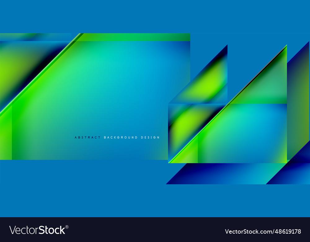Dynamic triangle design with fluid gradient colors Vector Image Dynamic triangle design with fluid gradient colors