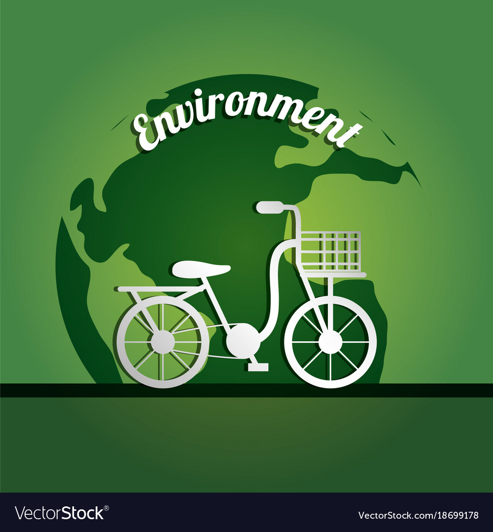 Environment concept design Royalty Free Vector Image