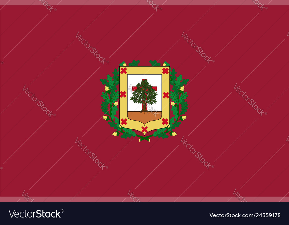 Flag of biscay in basque country spain