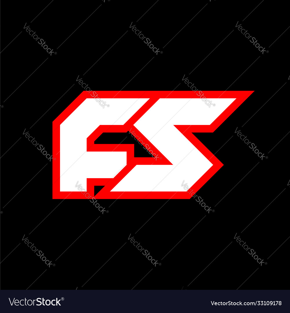 Fs logo design initial letter