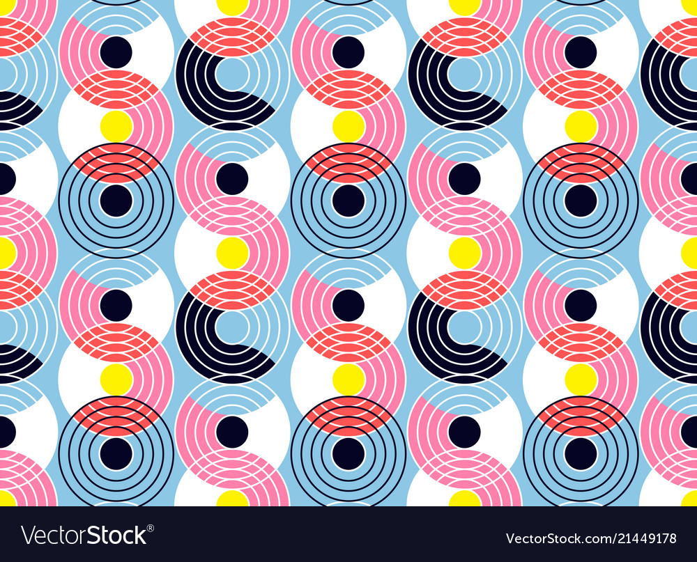 Geometric abstract seamless pattern background