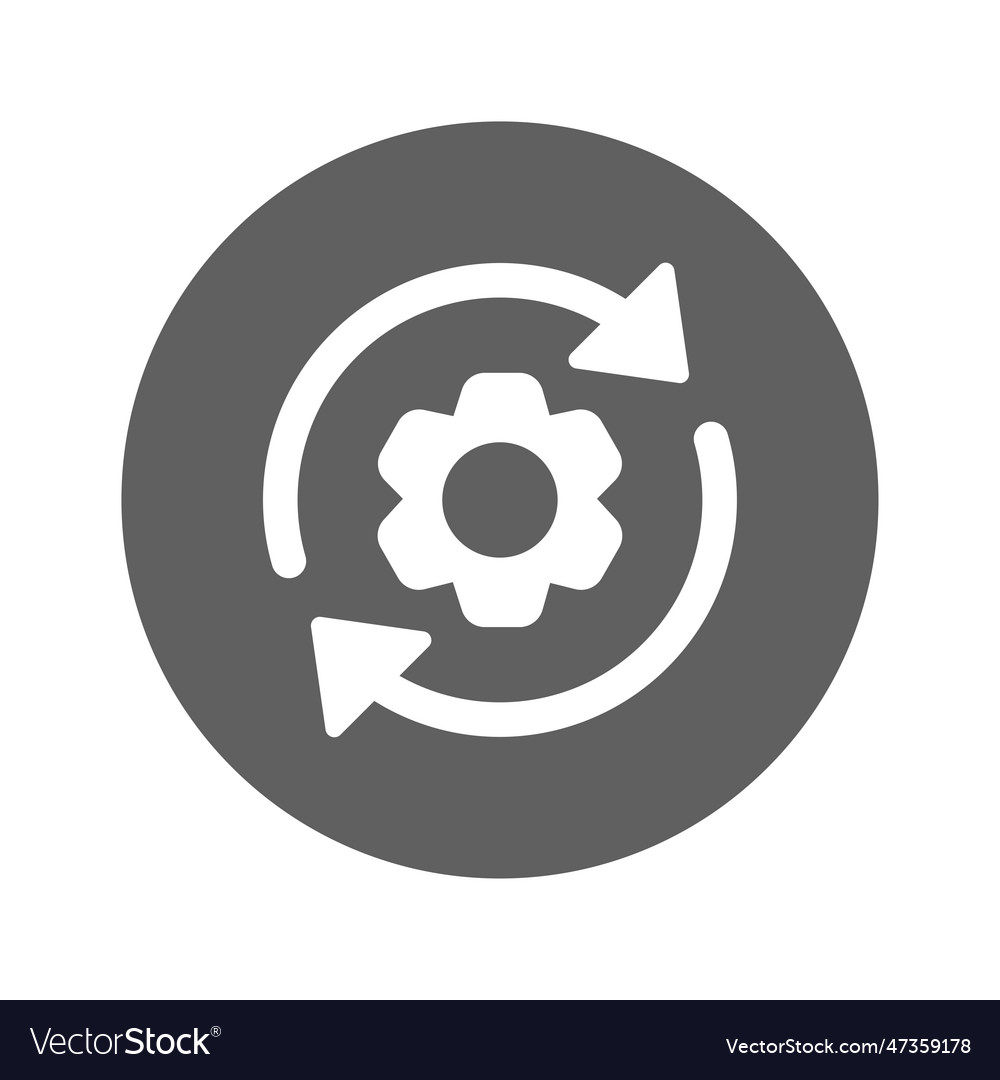 Maintenance update device data processing icon