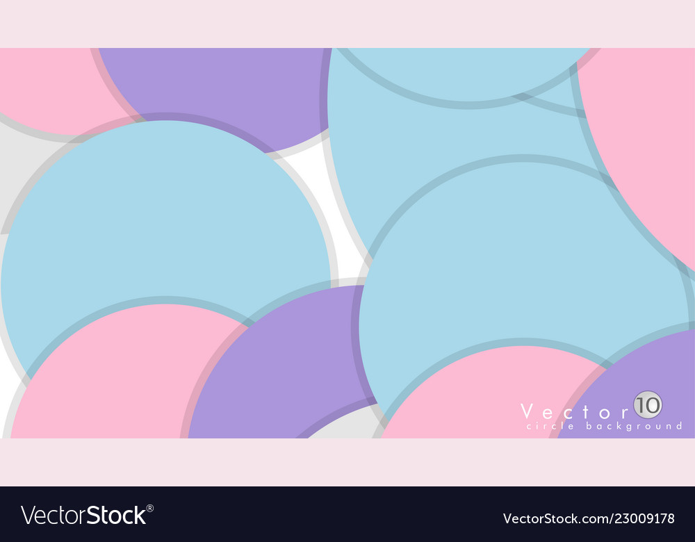 Modern design circle template background vector image Modern design circle template background