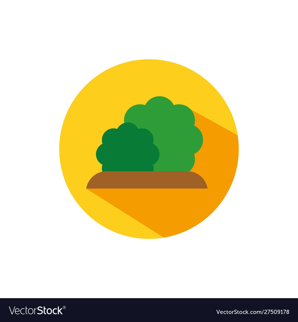Nature shrub block design