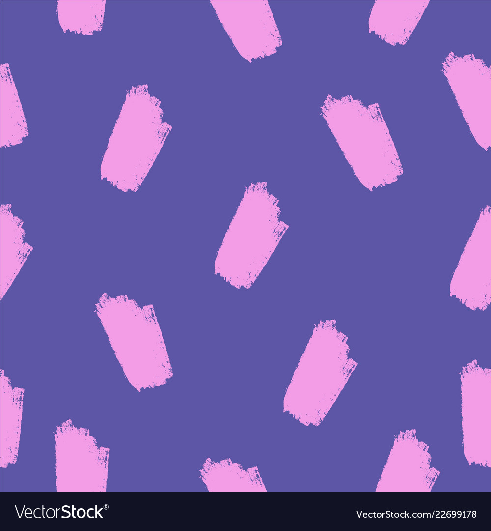 Seamless pattern with abstract brush