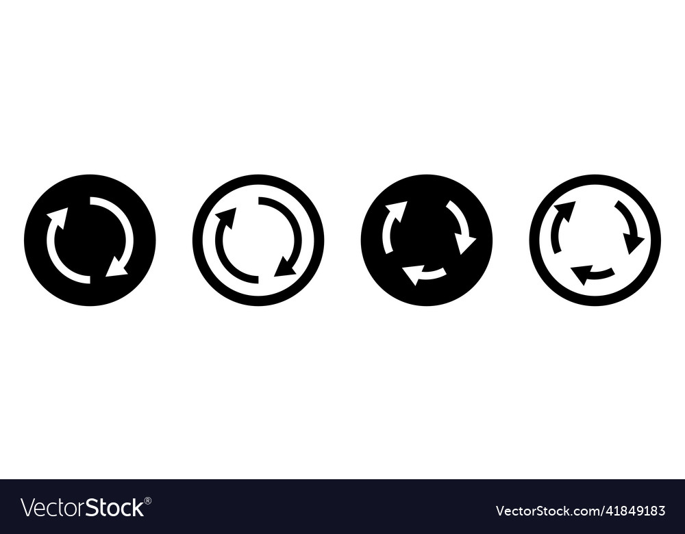A set of rotating arrow icons recycle and refresh