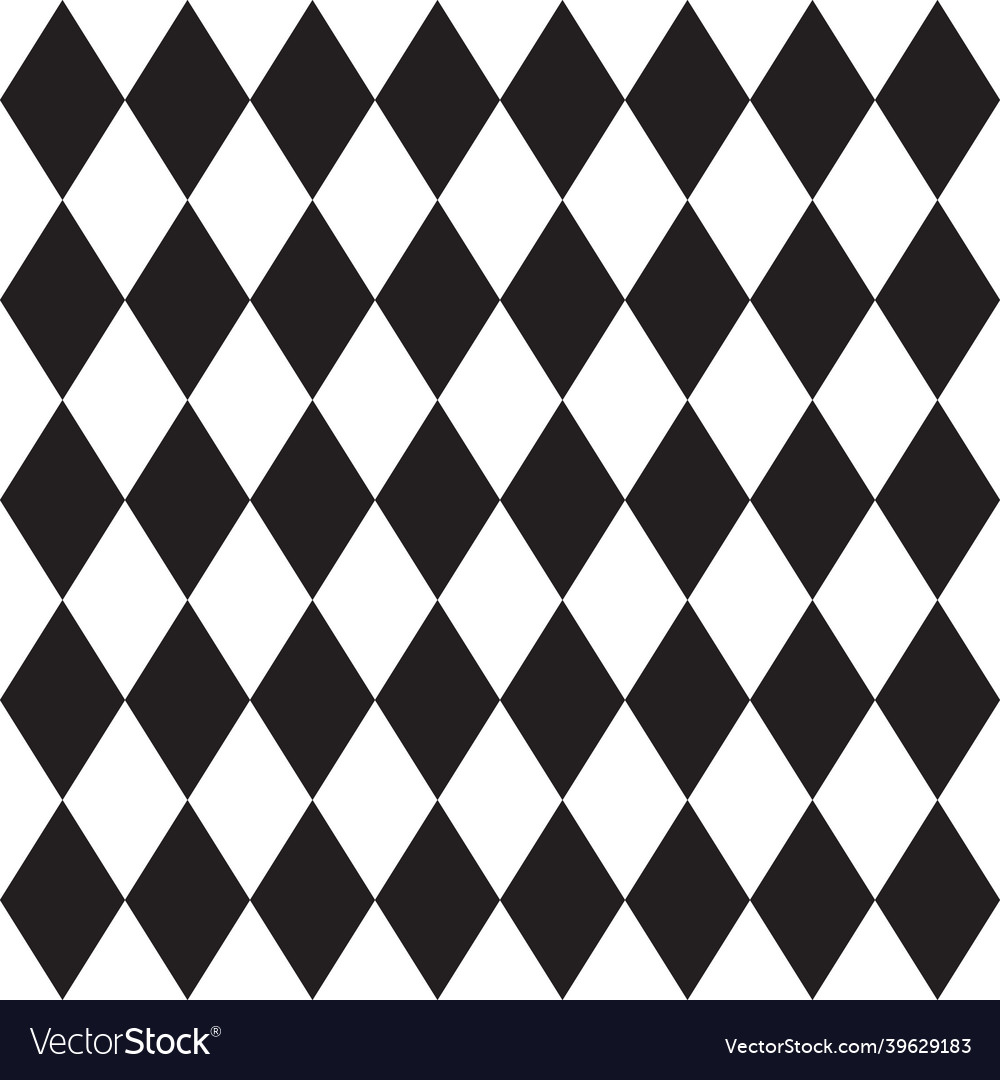 Argyle pattern seamless background vector image Argyle pattern seamless background