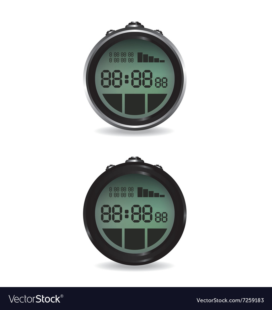 engraved digital stopwatch